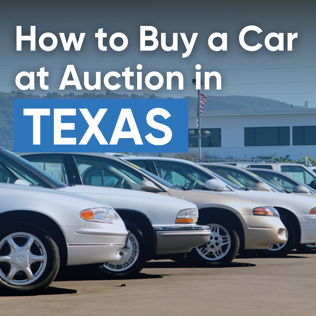 How to buy a car at auction in Texas.