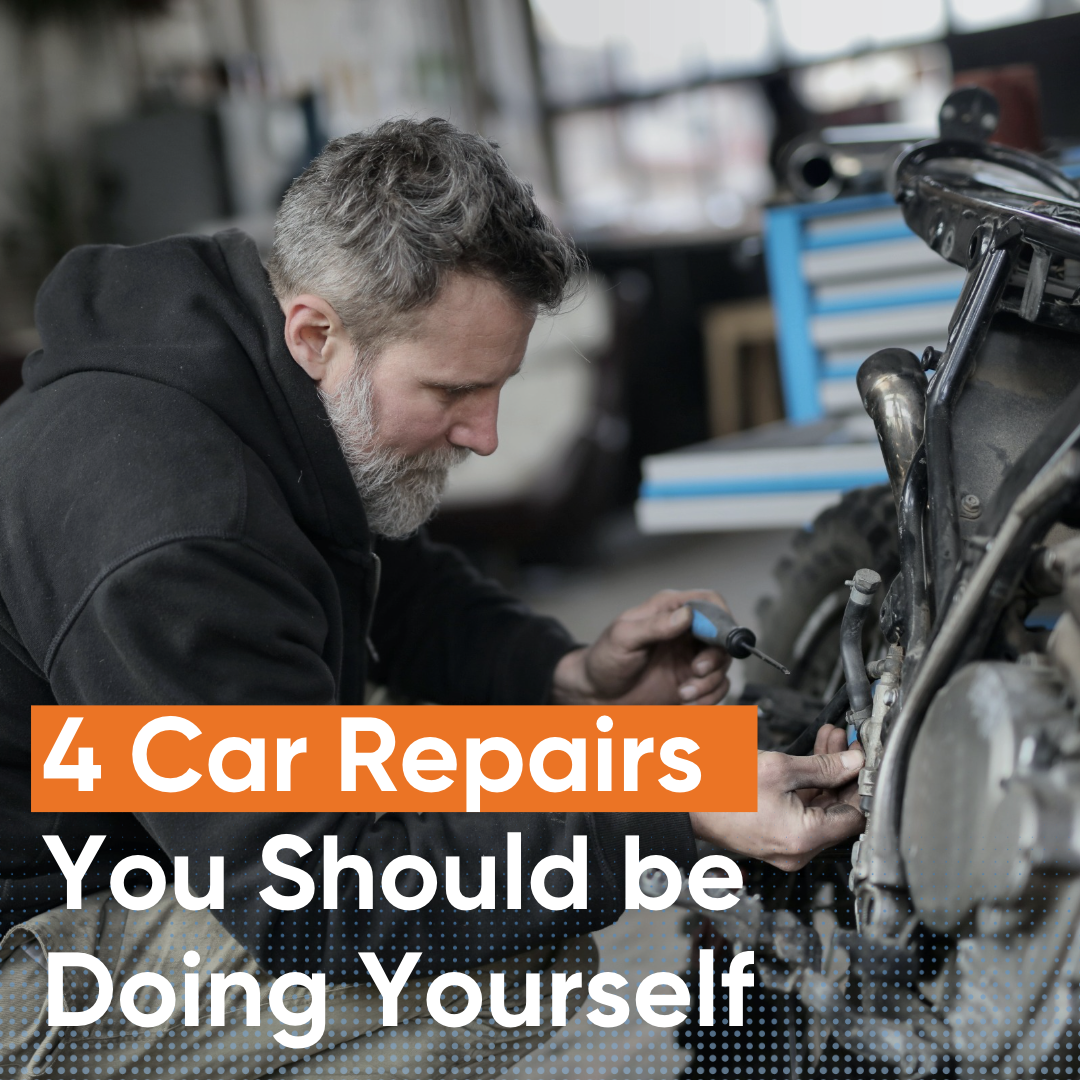 Here are 4 easy, DIY car repairs that could save you money.