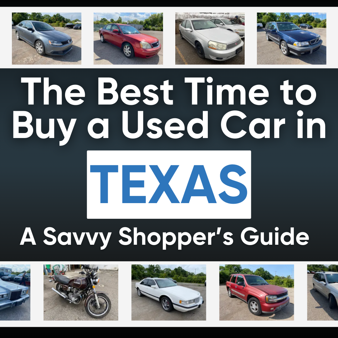 Here's a practical guide to the best times to buy a used car in Texas.