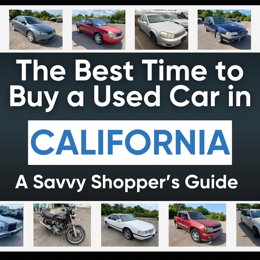 Here's a practical guide to the best times to buy a used car in California.