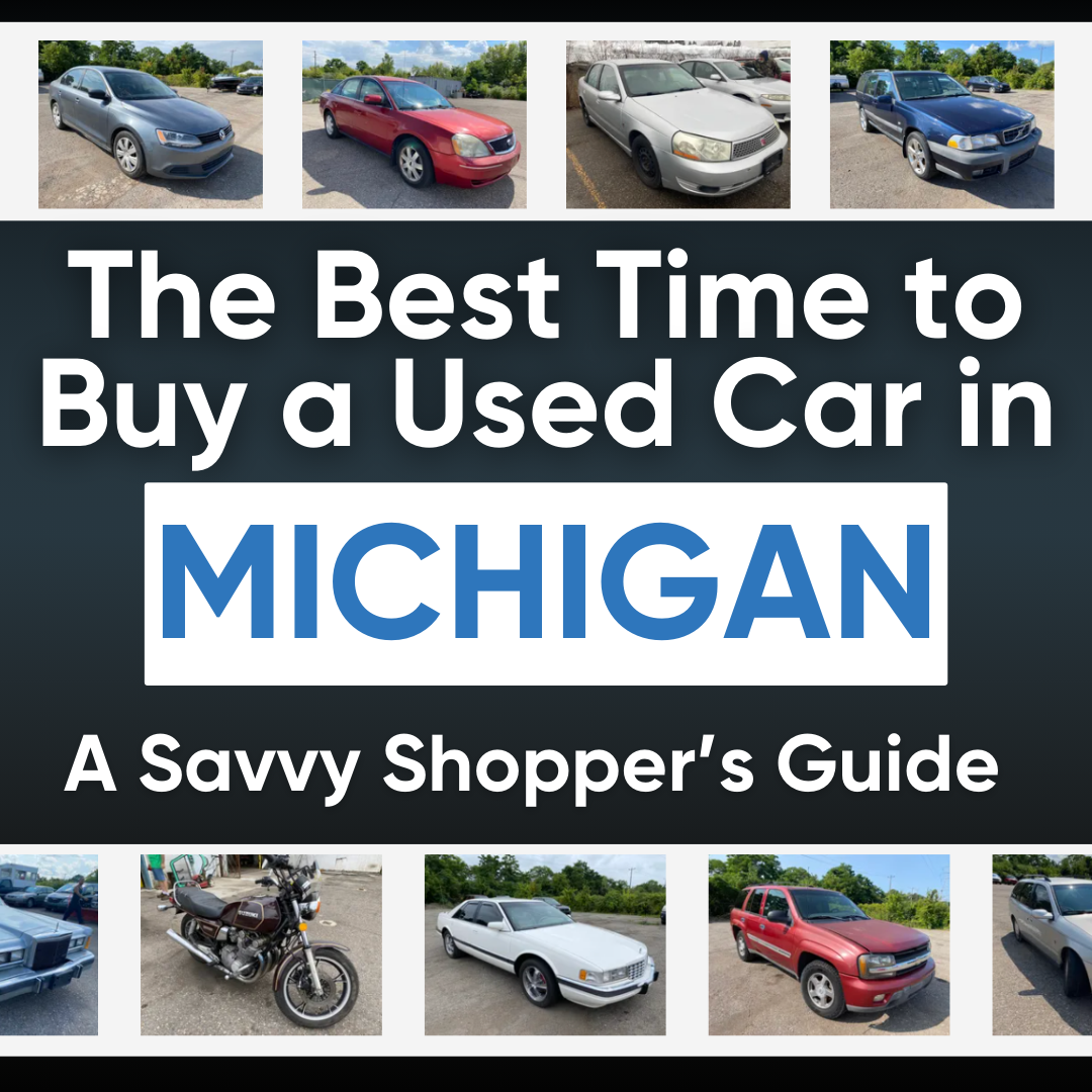 Here's a practical guide to the best times to buy a used car in Michigan.