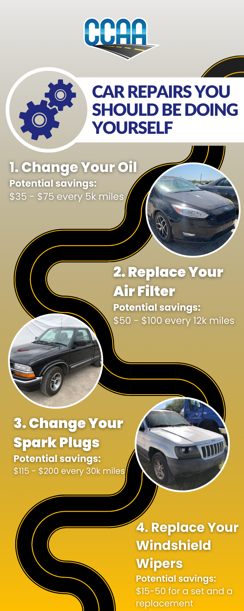 4 Easy Car Repairs [INFOGRAPHIC]