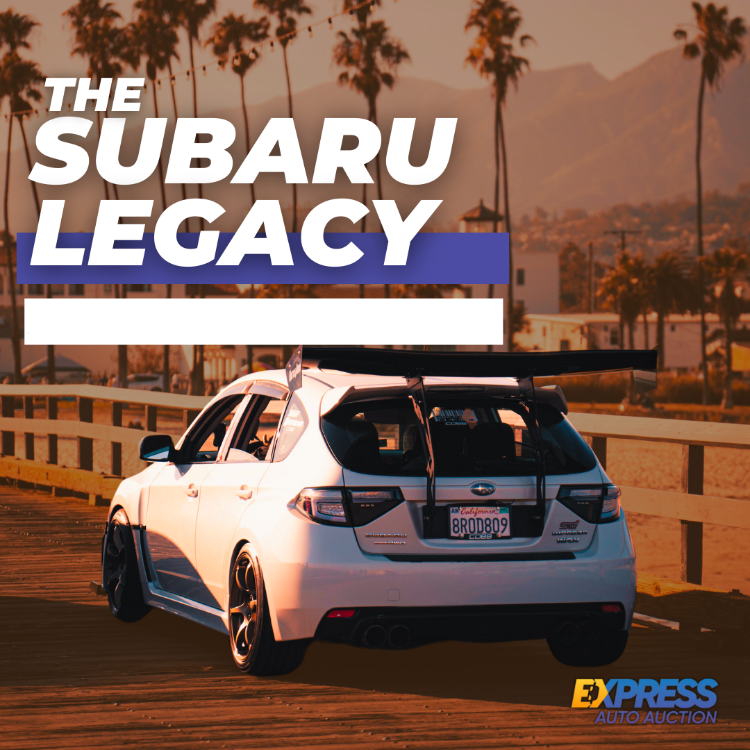 A review of the subaru legacy and the deals at Express Auto Auction.
