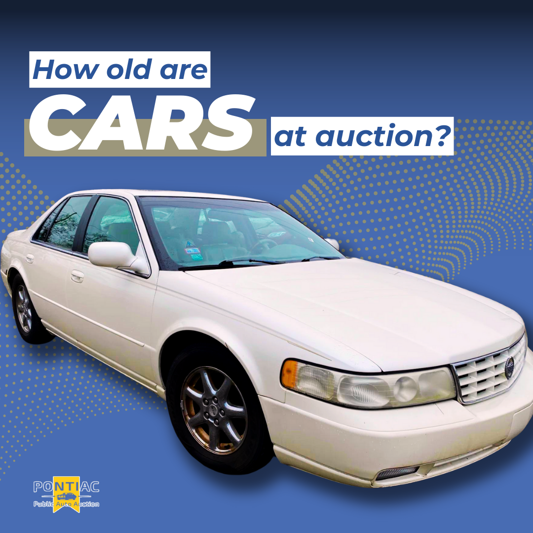 What is the average age of a used car at auction?