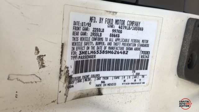Internet Auction | DME351717 1995 Mercury Mystique