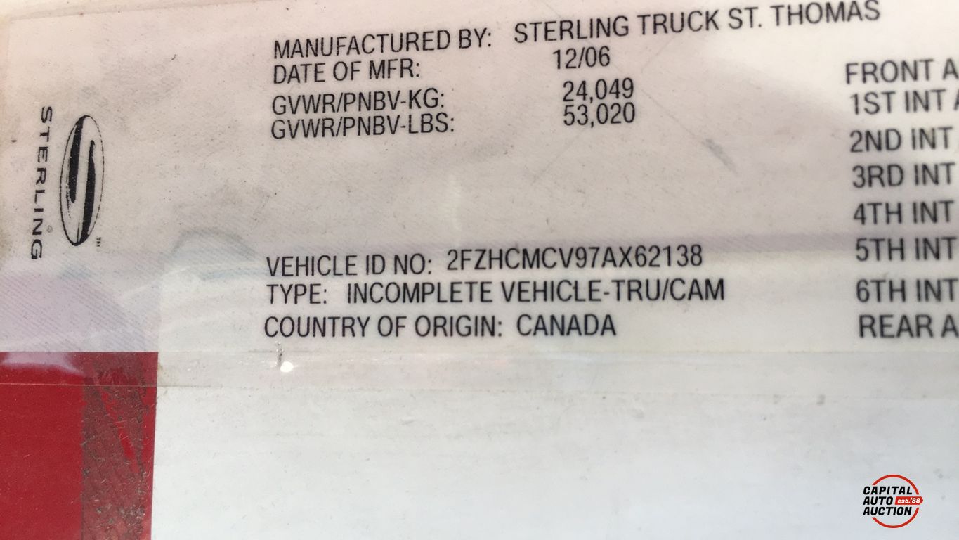 2007 STERLING TRUCK LC Series Car Hauler 5