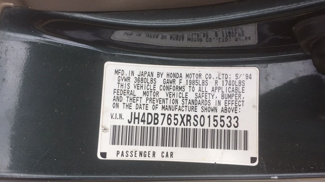 1994 ACURA Integra 5