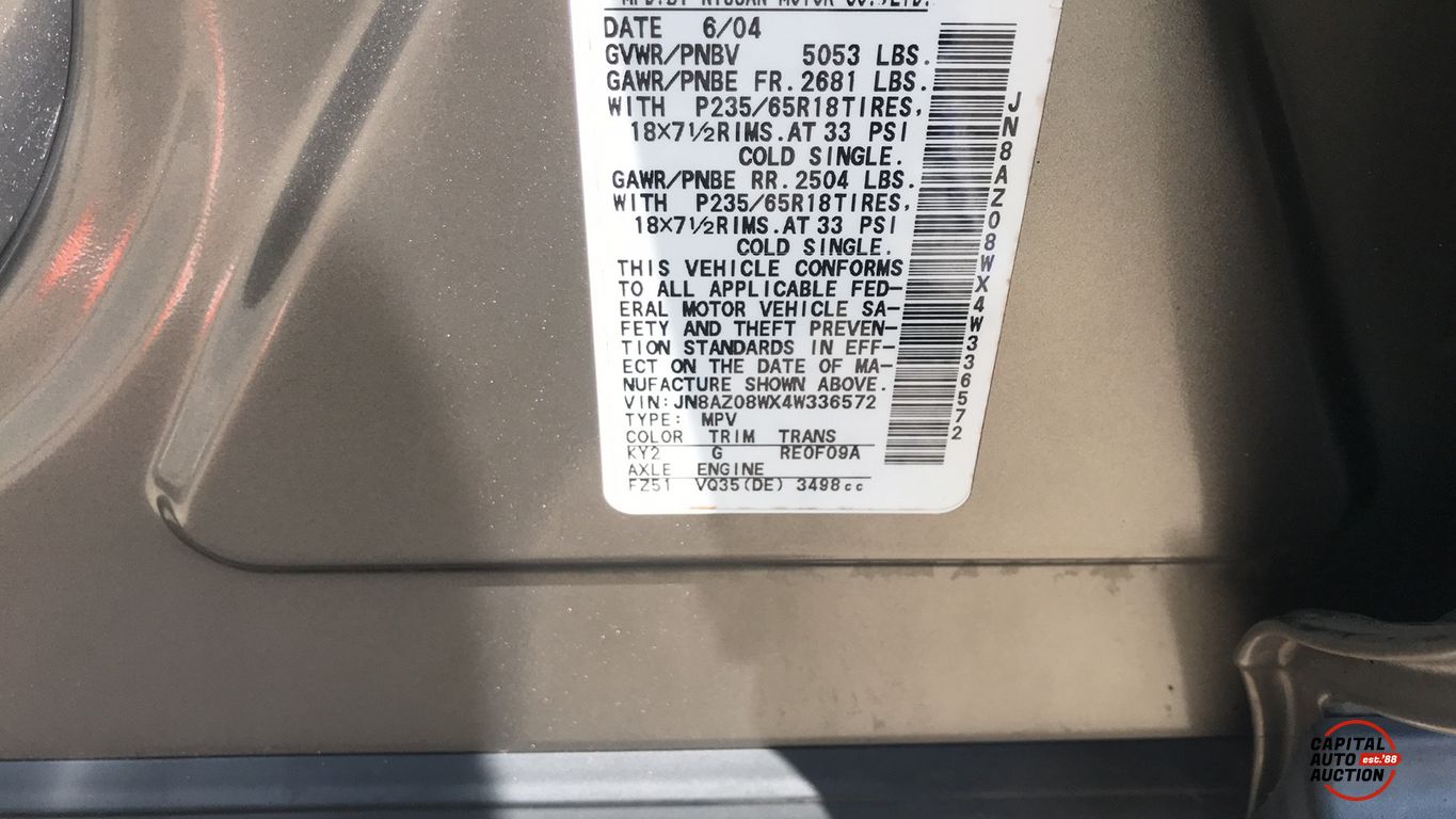 2004 NISSAN Murano 5
