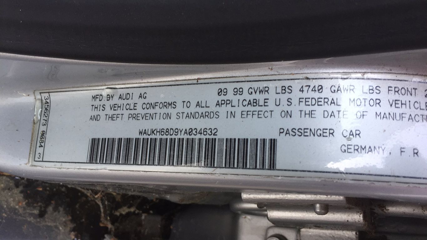 2000 Audi A4 5