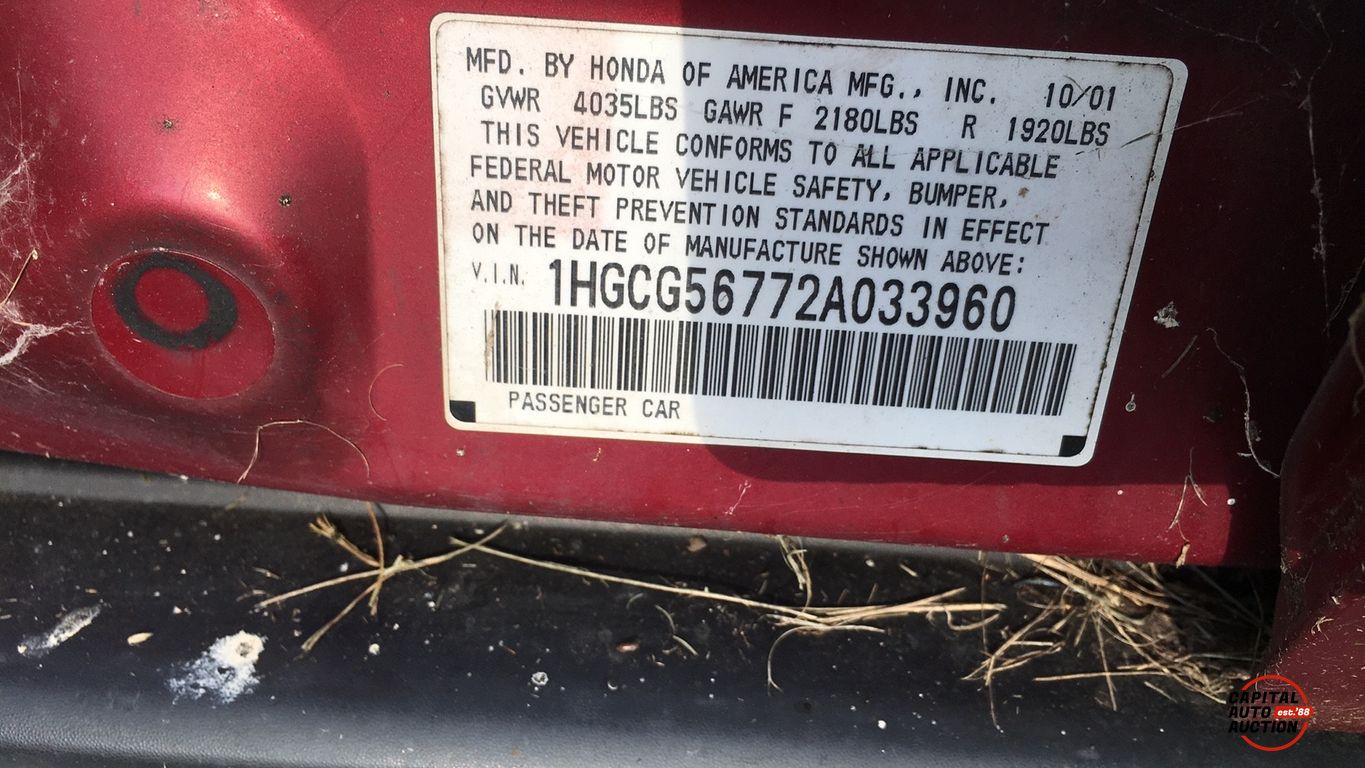 2002 Honda Accord 5