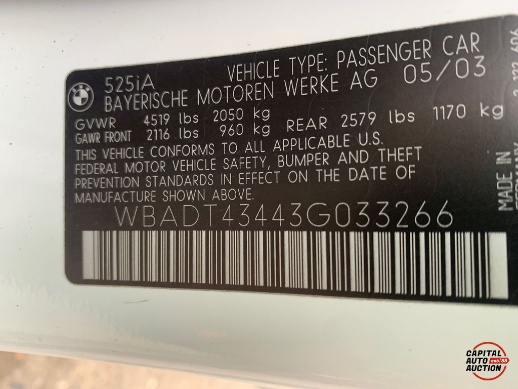 2003 BMW 5 Series 5
