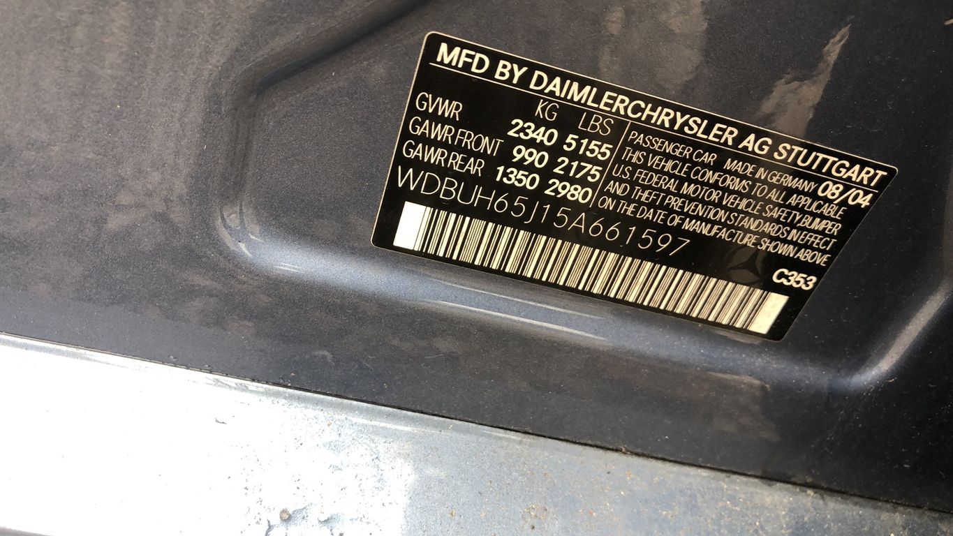 2005 Mercedes-Benz E-Class 5