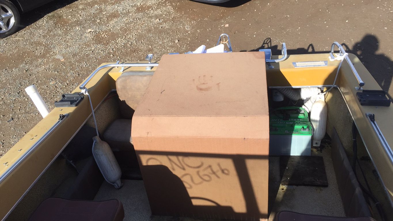 1974 enterprise Tri Hull Boat 14