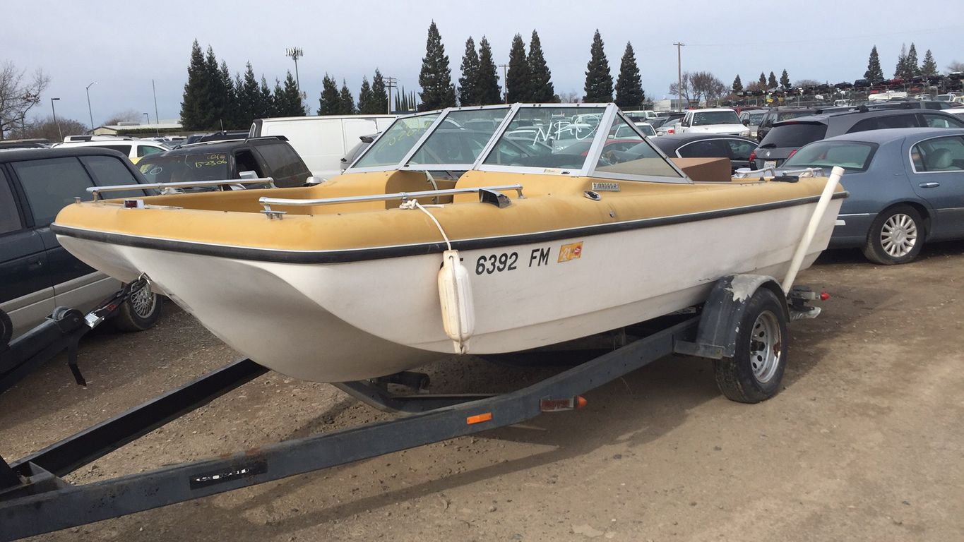 1974 enterprise Tri Hull Boat 1