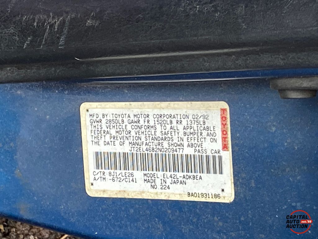 1992 Toyota Tercel 5