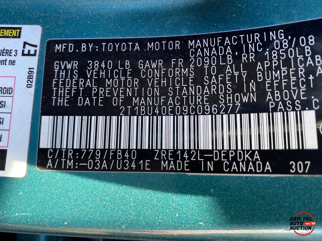 2009 Toyota COROLLA 5