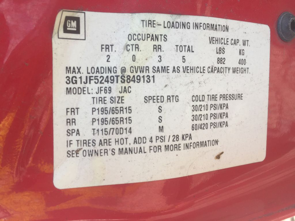 1996 Chevrolet Cavalier 5