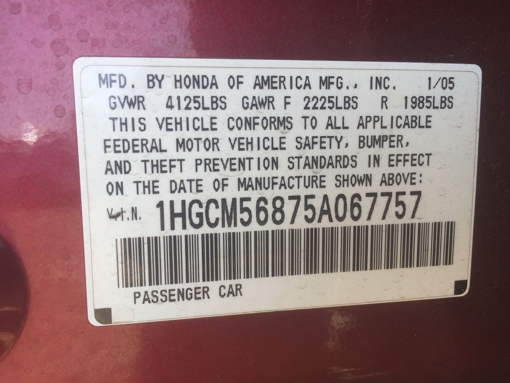 2005 Honda Accord 5