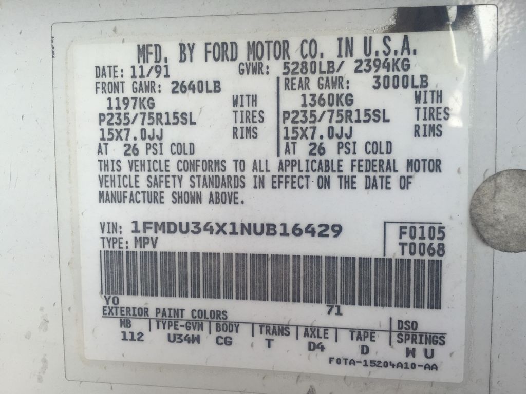 1992 Ford Explorer 5