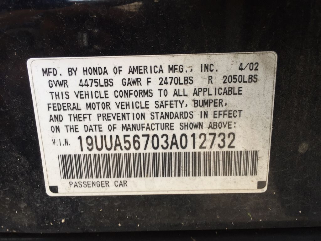 2003 ACURA TL 5