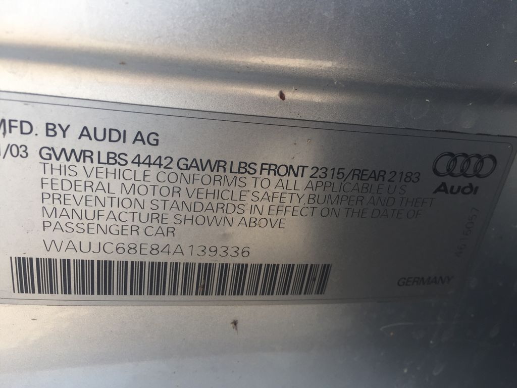 2004 Audi A4 5