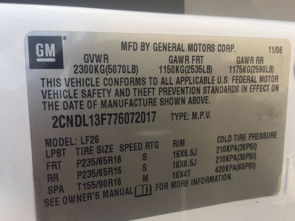 2007 Chevrolet Equinox 5