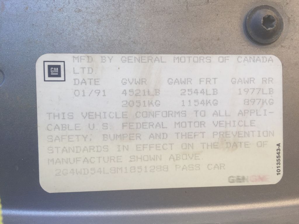 1991 Buick Regal 5