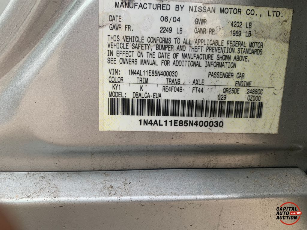 2005 NISSAN Altima 5