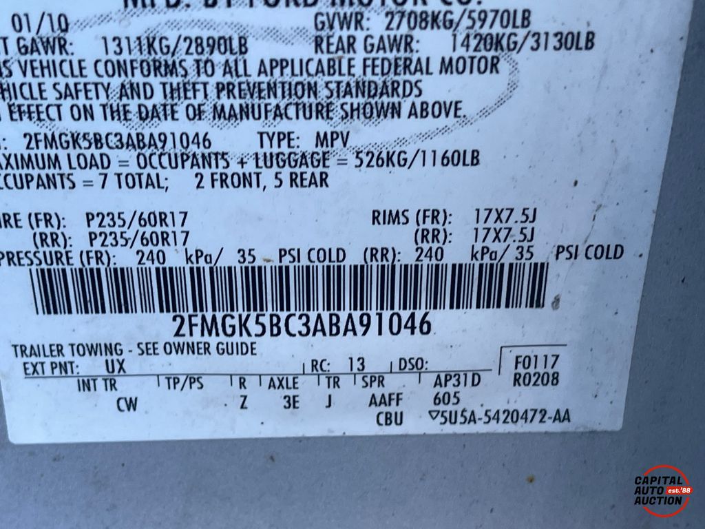 2010 Ford Flex 5