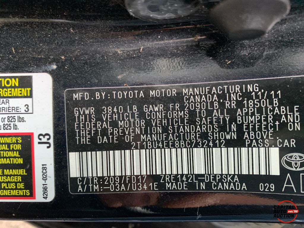 2011 Toyota COROLLA 5