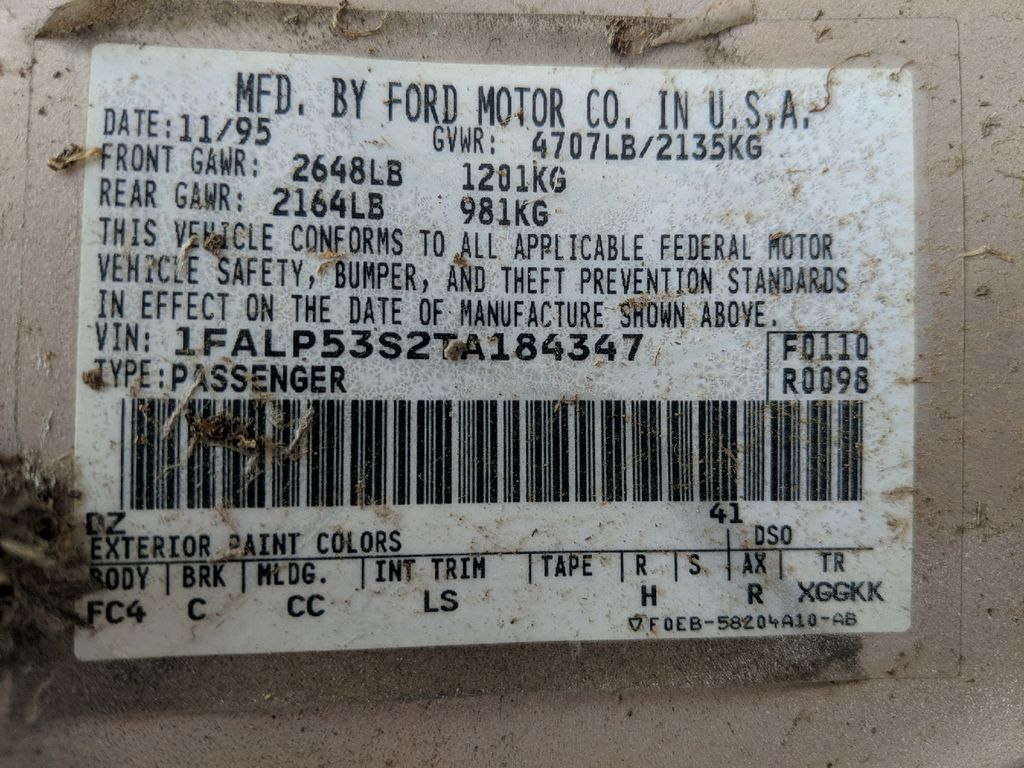 1996 Ford Taurus 5