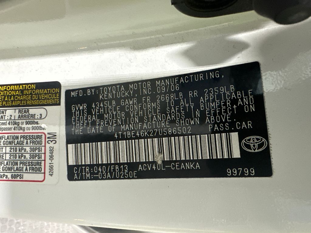 2007 Toyota Camry 11