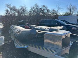 2013 DEMAREE RESCUE BOAT  SLED AND EVINRIDE 60HP OUTBOARD MOTOR 