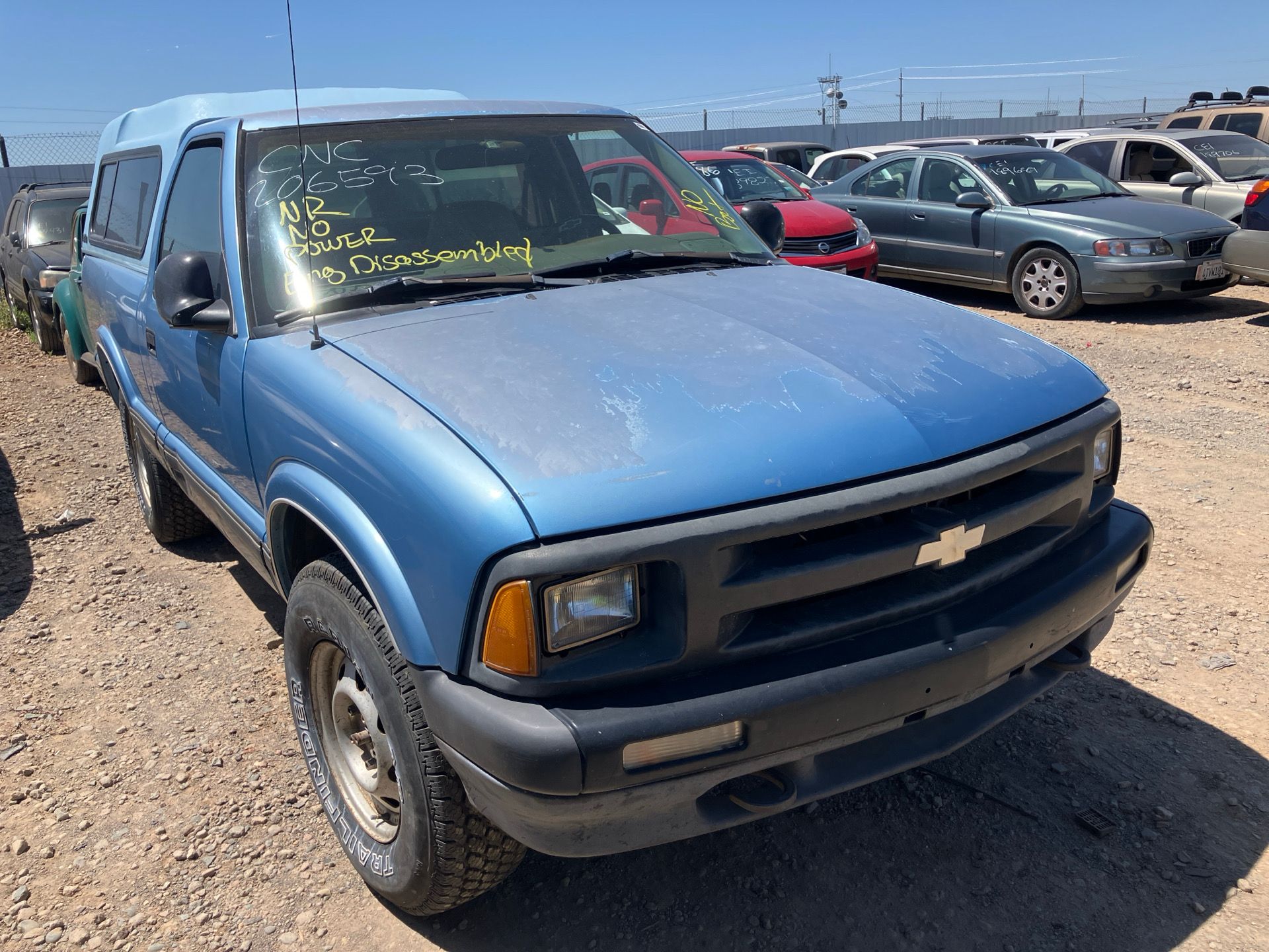 CNC206593 1996 CHEVROLET S10